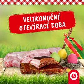 Otevírací doba našich řeznictví na Velikonoce 2025