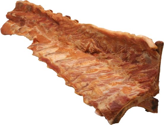Uzená žebírka z pečeně a krkovice