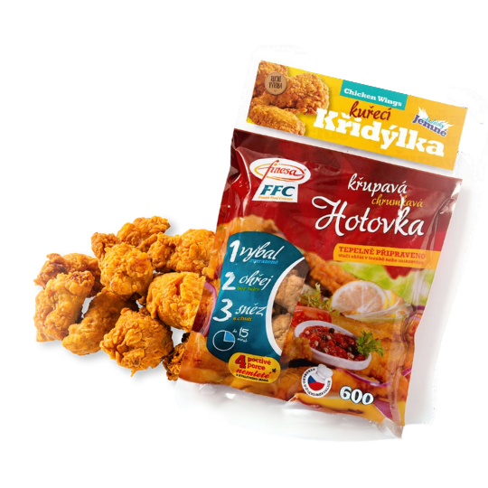 Kuřecí křídla nepálivá 600g mražená