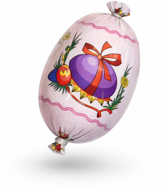 Velikonoční šunkový salám s motivem vajíčka 400g