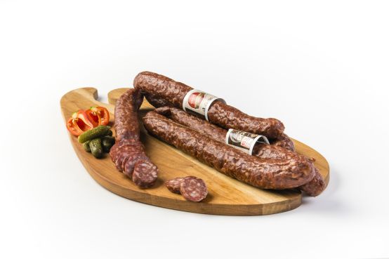 Uzená klobása na bukovém dříví pikantní
