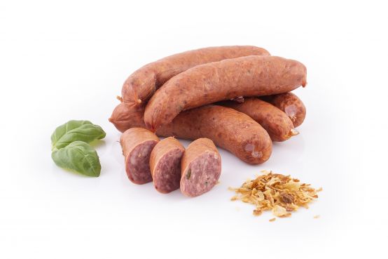 Zámecká klobása s cibulkou